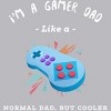 Men's Design By Humans Gamer Dad Like A Normal Dad, But Cooler By KaiHamilton Tank Top - 2 of 2
