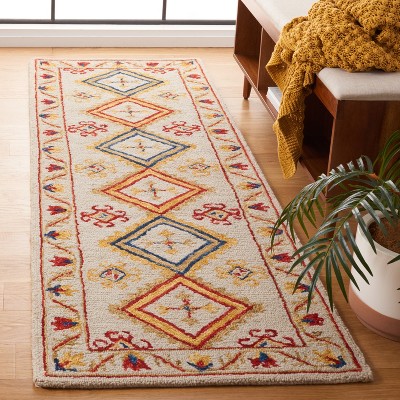Ivory Whisper Handmade Wool Runner Rug - 2'3" x 7'