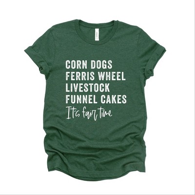 Simply Sage Market It's Fair Time Words Short Sleeve Tee