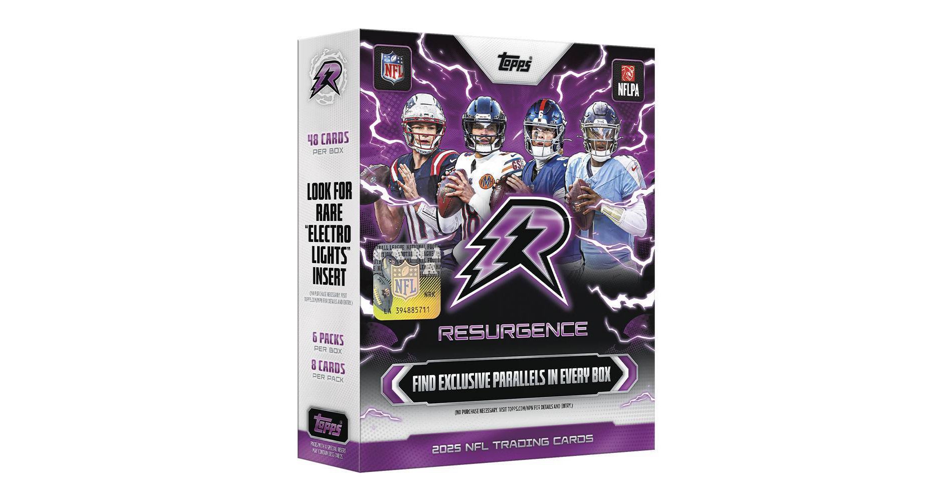 2025 Topps NFL Resurgence Football Trading Card Mega Box