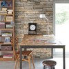 Ledgestone Gray and Terracotta Wallpaper - image 2 of 4