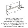 Amerock Collet Pull for Cabinets, Drawers, and Furniture - 3 of 4