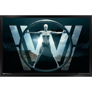 Trends International Westworld - Key Art Framed Wall Poster Prints - 1 of 4