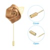 Unique Bargains Pocket Handmade Flower Lapel Pin Boutonnieres for Wedding party 24 Pcs - 3 of 4