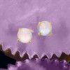 Ross-Simons Opal Stud Earrings in 14kt Yellow Gold - 3 of 4