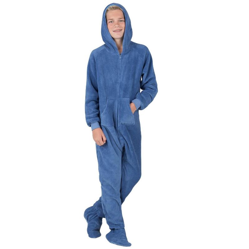 Footed Pajamas - Family Matching - Under The Sea Hoodie Chenille Onesie For Boys, Girls, Men and Women | Unisex, 3 of 6