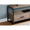 NicBex TV Stand for 60 Inch TV with Metal Handles,TV Entertanment Center with 2 Drawers and Open Shelves,Modern TV Console Table for Living Room - 4 of 4