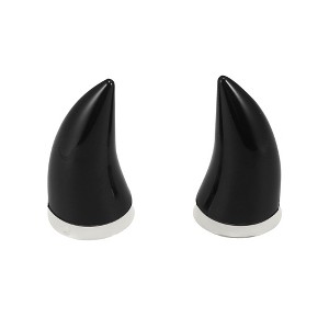 Unique Bargains Car Motorcycle Bull Horn Style Helmet Decoration Accessories Suction Cup 2 Pcs - 1 of 4