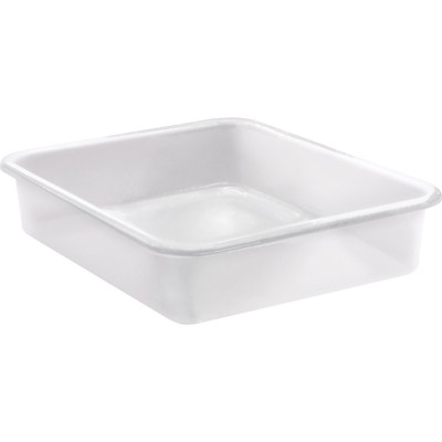 Teacher Created Resources Large Plastic Letter Tray, Clear (Pack of 6)