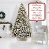 Casafield Water Hyacinth Christmas Tree Collar, Woven Tree Base Cover with Cord Cut Out - 2 of 4