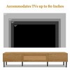 KIGFTSOD TV Stand for TVs up to 80'' - Modern Farmhouse Media Console with Metal Legs, Entertainment Center for Living Room, Home Theatre - 4 of 4