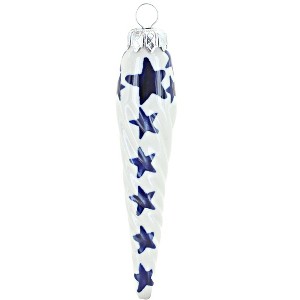 Blue Rose Polish Pottery A312 Andy Icicle Ornament - 1 of 1