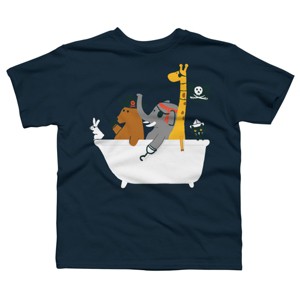 Boy's Design By Humans The pirate ship By radiomode T-Shirt - 1 of 3