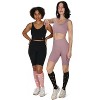Memoi Women's Mushrooms Bamboo Blend 8-15 MMHG Graduated Compression Socks Rosin 9-11 - 3 of 3