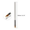 Unique Bargains Sweep Nail Painting Brushes for Polish Painting Home DIY Nail Design Clear Gray 1 Pc - 4 of 4