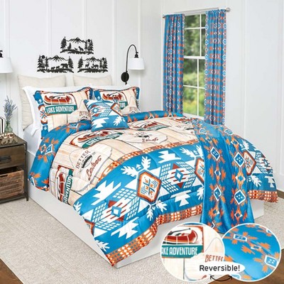 The Lakeside Collection Lake Adventure Comforter Set - Full/Queen Comforter Set 3 Pieces