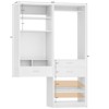 Besioet 50-In Closet System Set with Wood Drawers, Floating Vanity Desk Organizer - 3 of 3
