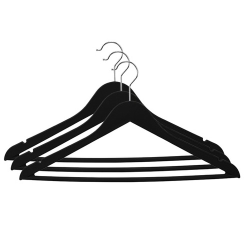 Home Basics Slip-proof Snag-free Ultra Slim Velvet Hanger With