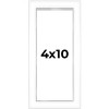 PosterPalooza | Panoramic Shadow Box 3/4" Depth White Picture Frame - UV Acrylic, Backing, Hanging Hardware - 2 of 4