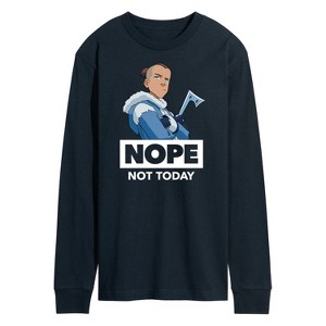 Men's - Avatar: The Last Airbender - Sokka Nope Long Sleeve Graphic T-Shirt - 1 of 4