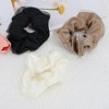 Unique Bargains Mesh Hair Elastics Coffee Color Gold Tone 1 Pc - 4 of 4