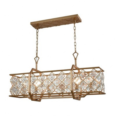 Elk Home Armand 6 - Light Chandelier in  Matte Gold