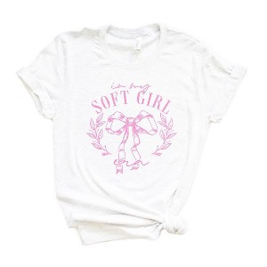 Simply Sage Market Women's Coquette Soft Girl Era Short Sleeve Graphic Tee - 1 of 3