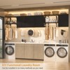 Aheaplus Wall Cabinet with Hanging Rods, Laundry Cabinet with Shelves, Reversible Cabinet with Door & Shelf Tower - 4 of 4