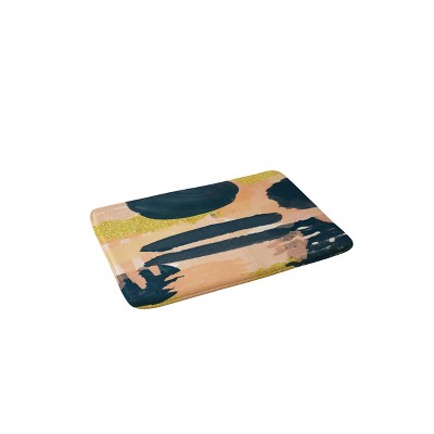 24" x 36" Lunch with Audrey Hepburn Bath Rug Pink - Deny Designs