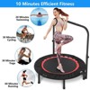 Kids Trampoline Rebounder with Full Covered Handrail and Pad Indoor Outdoor - 4 of 4