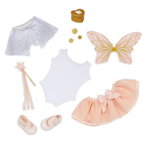 Our Generation Tooth Fairy Outfit With Wings & Star Wand Accessory For 18  Dolls : Target