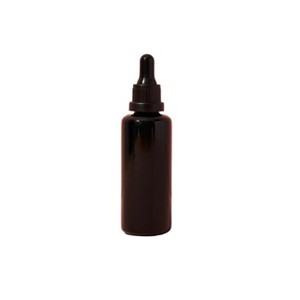 makesy 1.7oz / 50ml black uv glass dropper bottle - 1 of 3