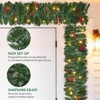 Christmas Garland Decor – Festive Holiday Garland for Mantle, Fireplace, Indoor Home Use, Also Suitable for Halloween Decor - 4 of 4