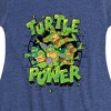 Girls' - Teenage Mutant Ninja Turtles - Turtle Power New Fit & Flair Cap Sleeve Dress - 2 of 3