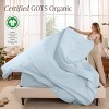 260 Thread Count Organic Cotton Percale Bed Sheet Set by Bare Home - 2 of 4