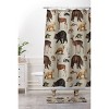 Deny Designs 69"x72" Emanuela Carratoni Wild Forest Animals Shower Curtain: Polyester, Machine Washable, Woven - 3 of 3