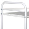 Yaheetech 3-Shelf Large Salon Beauty Trolley Cart Spa Storage Dentist Wax Treatments, White - 4 of 4