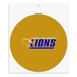 Georgian Court University Secondary Logo Automotive Car Refrigerator Locker Vinyl Circle Magnet - 1 of 4