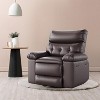 Acekool Power Recliner Chair with Heat & Massage, Swivel Rocker, USB Port, Cup Holders, Side Pockets, Extra-Wide Seat, Living Room - 4 of 4