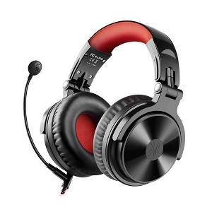 OneOdio Pro M Black+Red Over Ear Bluetooth Wired & Wireless Gaming Headset, Red - 1 of 4