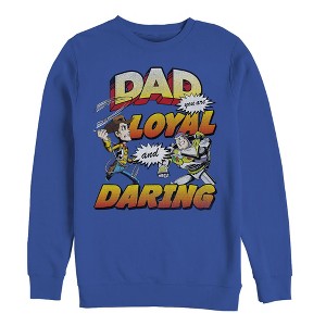 Men's Toy Story Father's Day Buzz & Woody Sweatshirt - 1 of 3