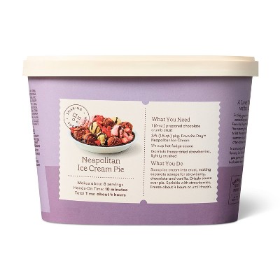 Strawberry Chocolate Vanilla Ice Cream - 48 fl oz - Favorite Day™