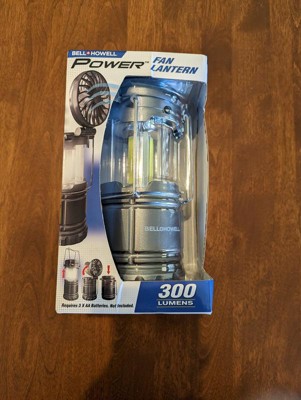 Bell + Howell Collapsible Portable Power Fan Lantern 300 Lumens & Reviews