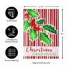 Evergreen Christmas Greetings Burlap Garden Flag 12 x 18 Inches Indoor Outdoor Decor - 4 of 4