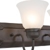 Yosemite Home Decor 4992-2DB 2-Light Bathroom Vanity, Dark Brown - 4 of 4