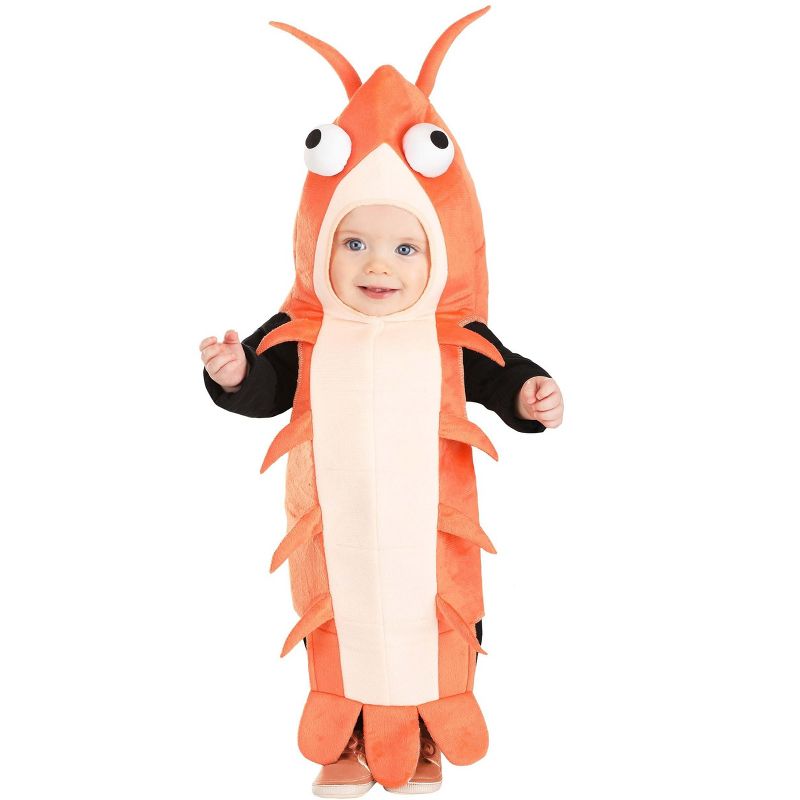 HalloweenCostumes.com Shrimp Infant Costume, 1 of 3