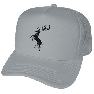 Game Of Thrones Baratheon Sigil Foam Trucker Cap Grey - 1 of 4