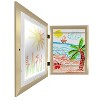 Americanflat Kids Art Frame with shatter-resistant glass - Front opening Wall Display for Artworks - Available in a variety of Colors - 3 of 4