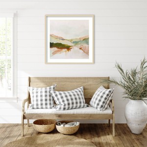 Amanti Art Rifts and Ridges Abstract Landscape II by Urban Road Framed Wall Art Print - 1 of 4