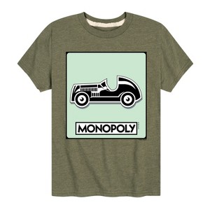 Boys' - Monopoly - Car Game Token Short Sleeve Graphic T-Shirt - 1 of 4
